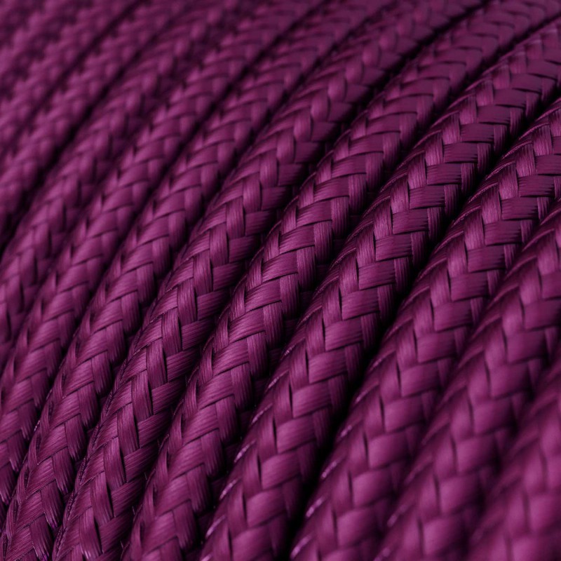 Cable decorativo textil a metros homologado color violeta ref. 285053