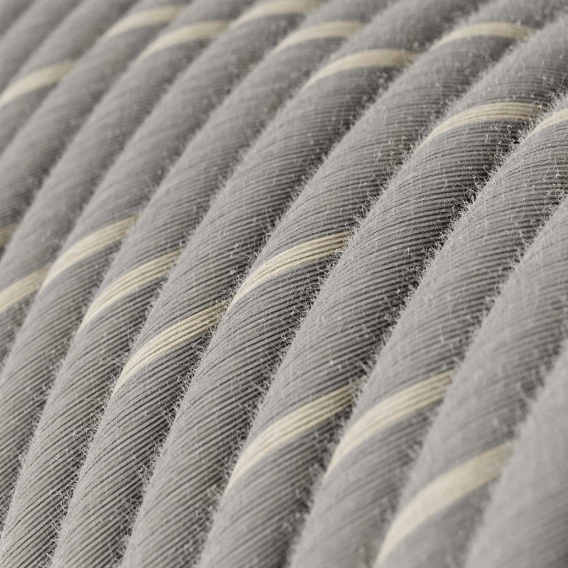 Cable decorativo textil a metros homologado lino algodón ref. 285048