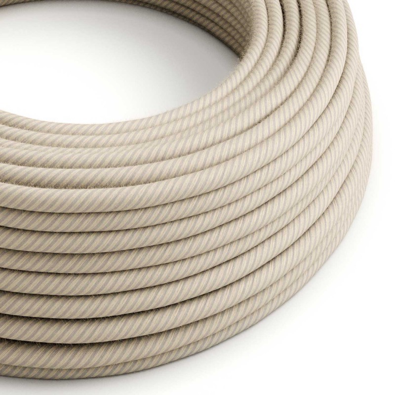 Cable decorativo textil a metros homologado lino algodón ref. 299222