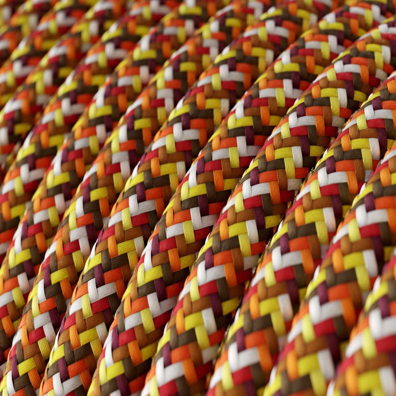 Cable decorativo textil a metros homologado pixel retro ref. 283251