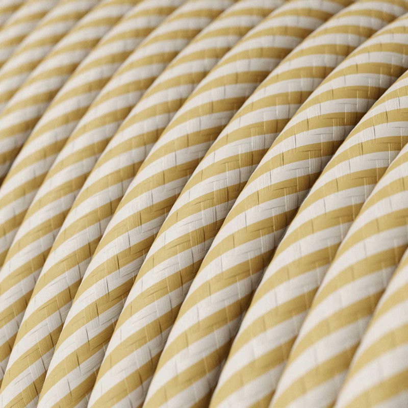 Cable decorativo textil a metros homologado vainilla vértigo ref. 299236