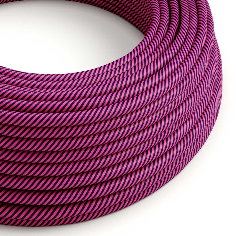 Cable decorativo textil a metros homologado vértigo chicle ref. 299233