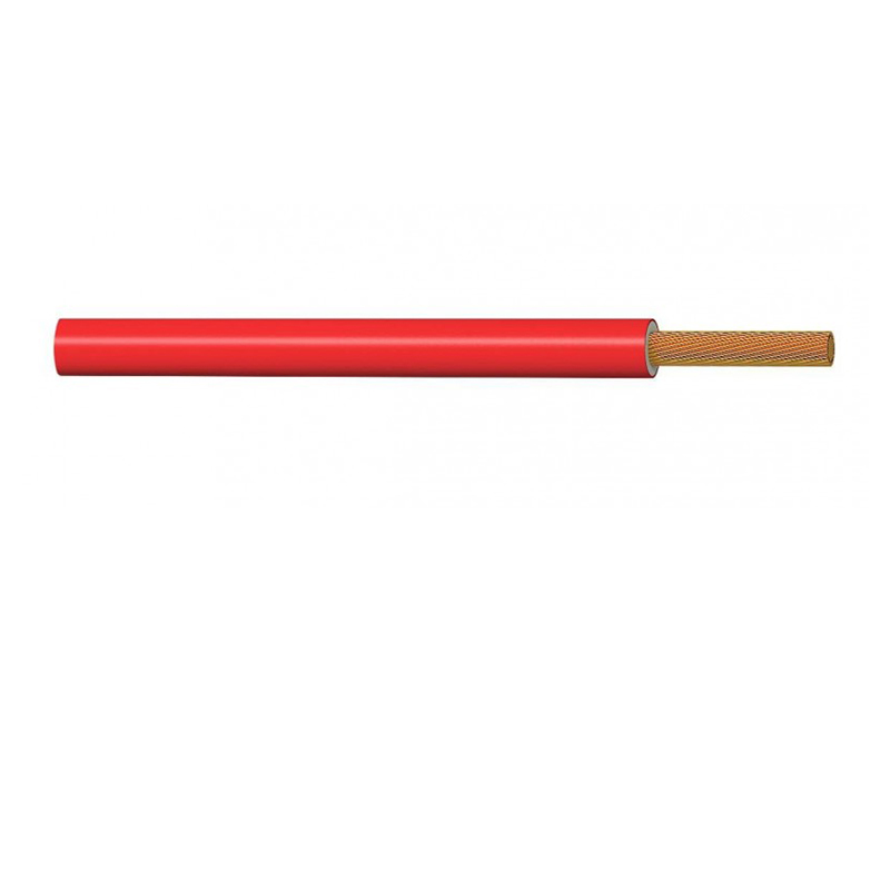 Cable unipolar teflon color rojo sección 1 x 0,50 mm2 ref. 299279