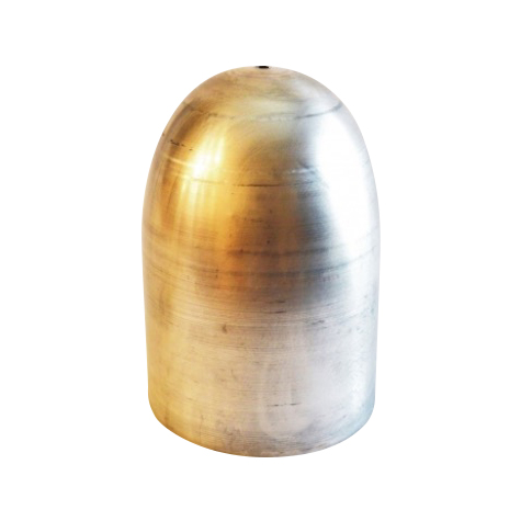 Pantalla campana de aluminio 200mm diámetro x 280mm alto