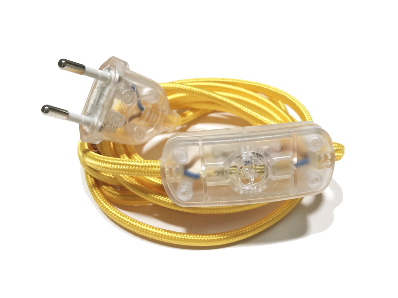 Cable conexión amarilla para lámparas
