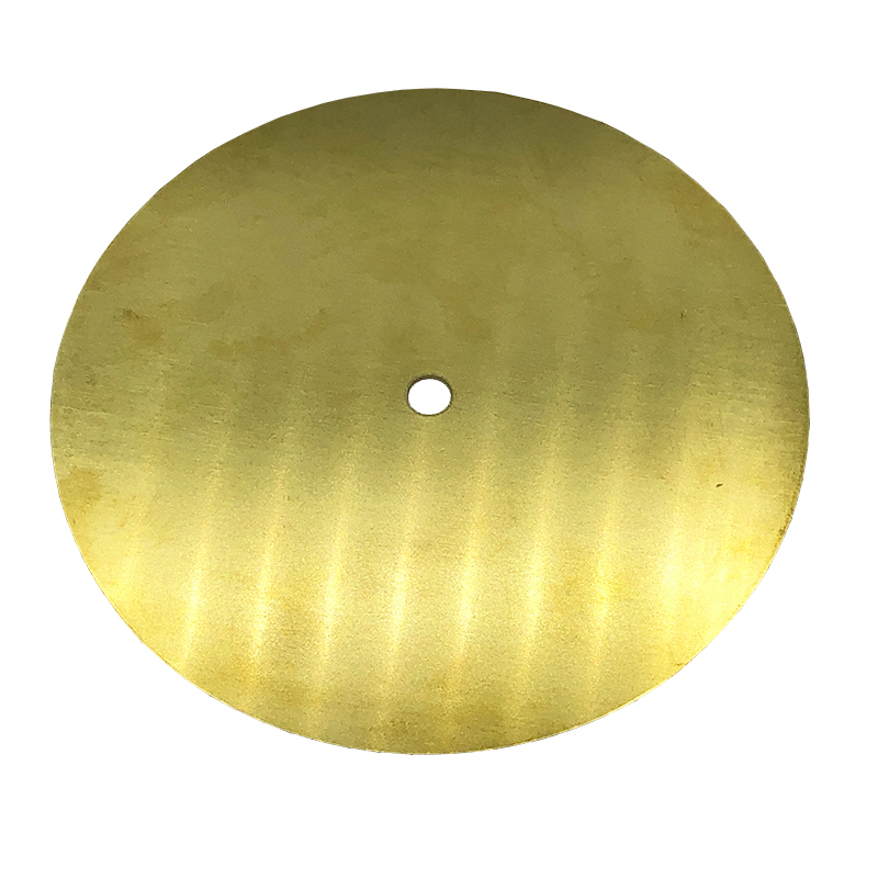 Disco decorativo de latón de 150mm de diámetro x 1mm ref. 298158
