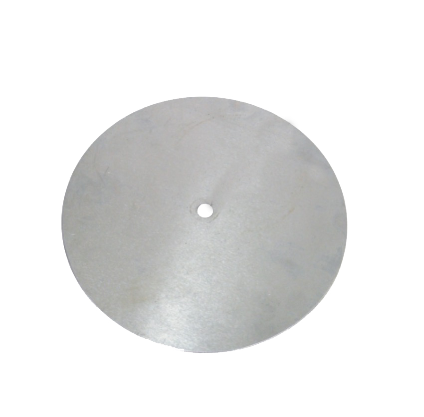 Discos de hierro bruto de 1mm de espesor y taladro 10mm ref. 298223