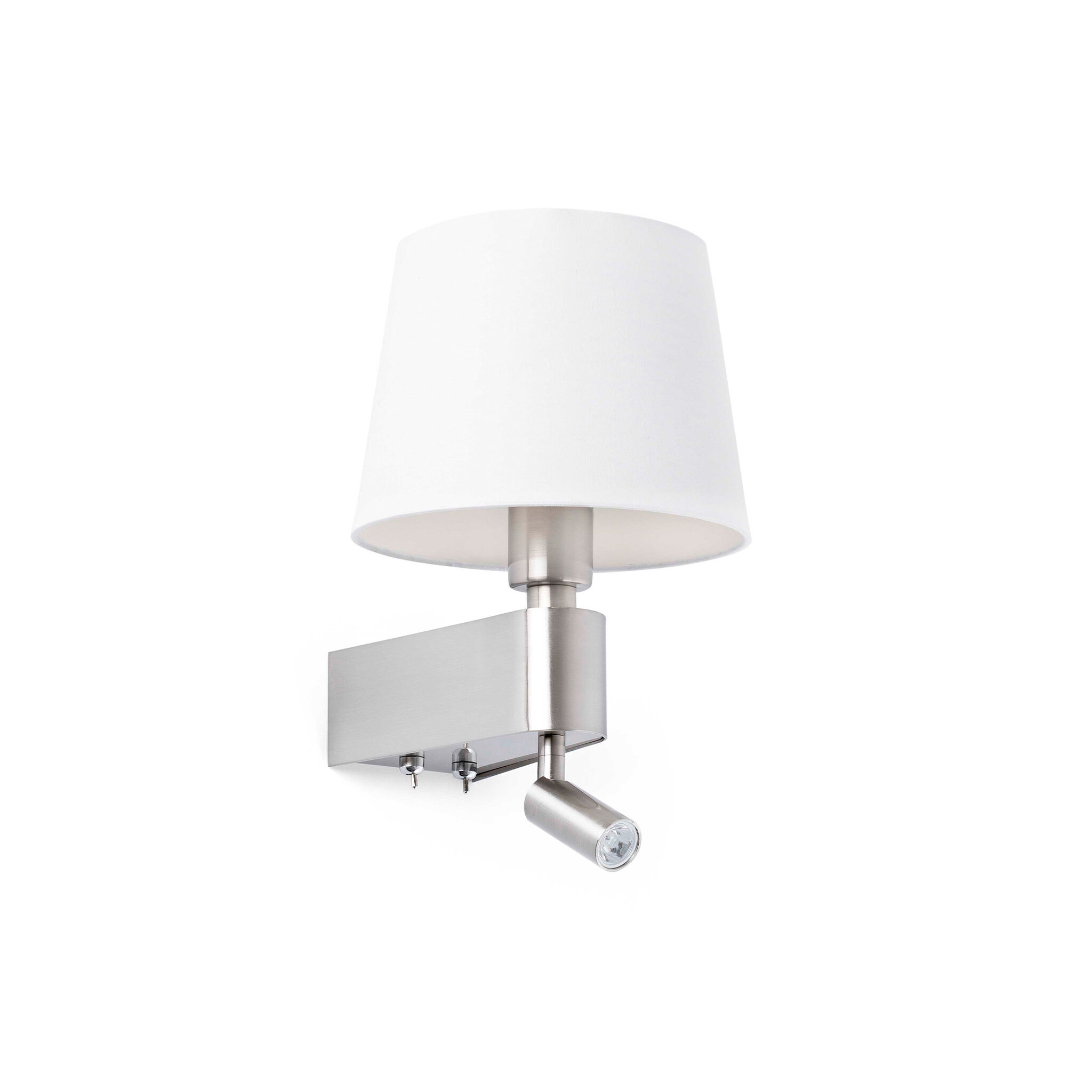 FARO ROOM Lámpara aplique blanco con lector LED ref. 29976