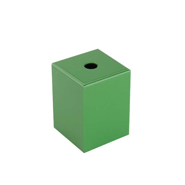 Funda decorativa metálica cuadrada E27 color verde ref. 283155