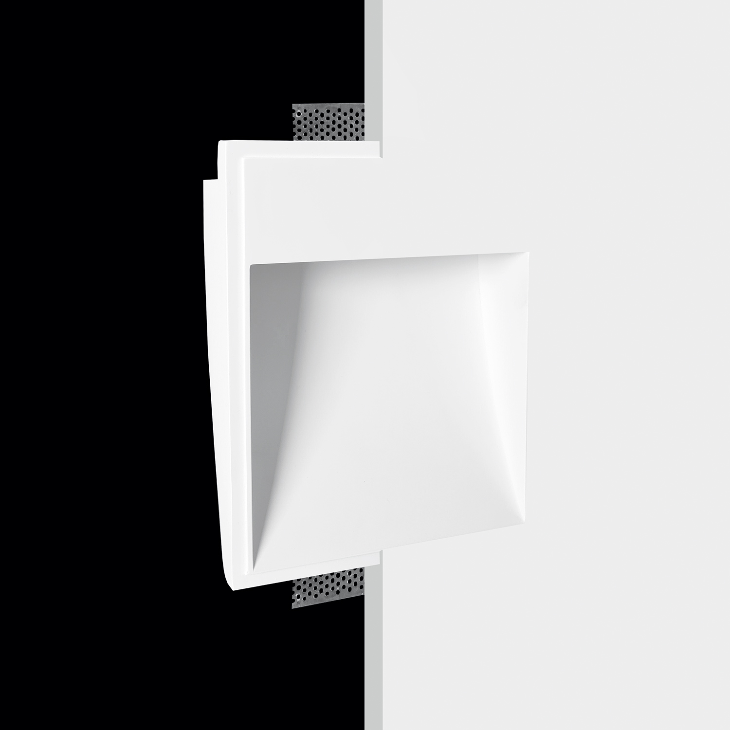 Señalizador de paredes empotrable en pladur para LED IN300