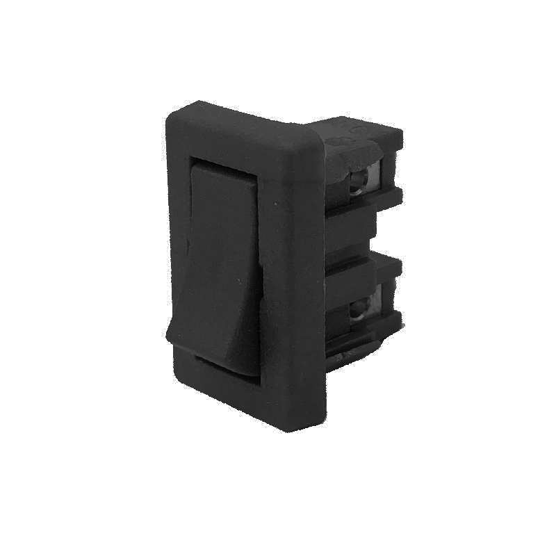 Interruptor empotrable color negro 27mm x 17mm