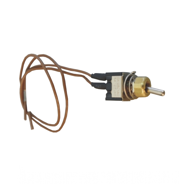 Interruptor unipolar con cable y embellecedor paso 10/100 ref. 283207