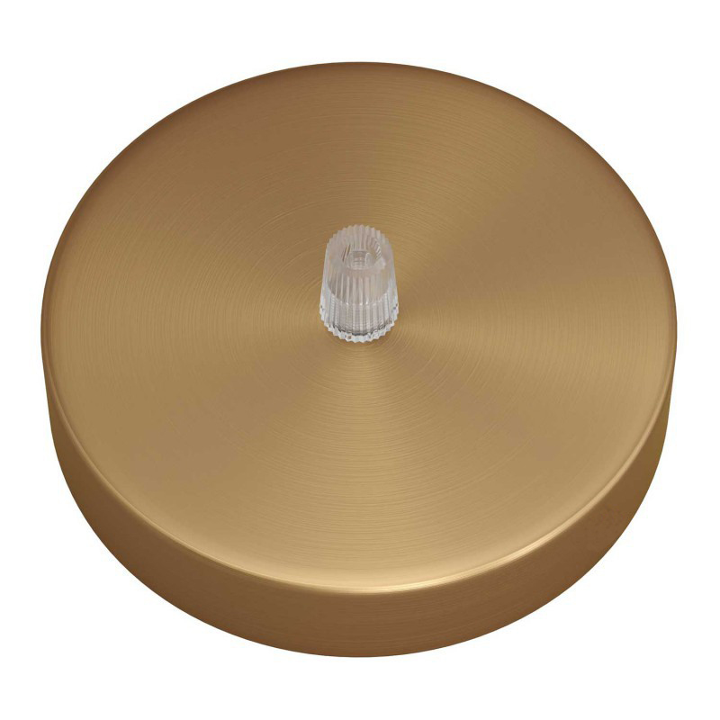Pie metal color latón para lámparas 120mm de diámetro ref. 299205
