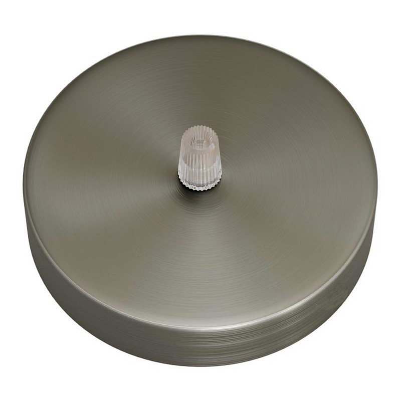 Pie metal color titanio para lámparas 120mm de diámetro ref. 299203