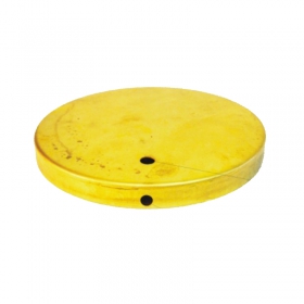 Pie metal latonado para lámparas 250mm diámetro lateral