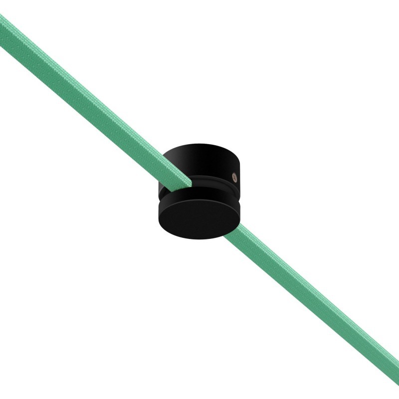 Pasante color negro para sujetar cable guirnalda