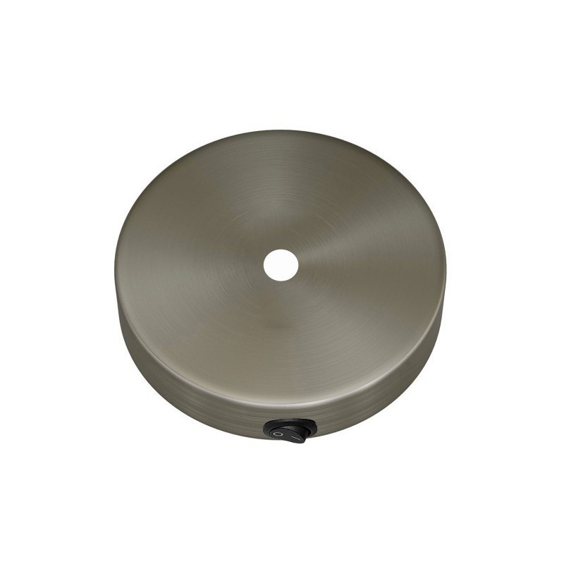 Soporte metal acero 83mm diámetro con interruptor lateral ref. 298113