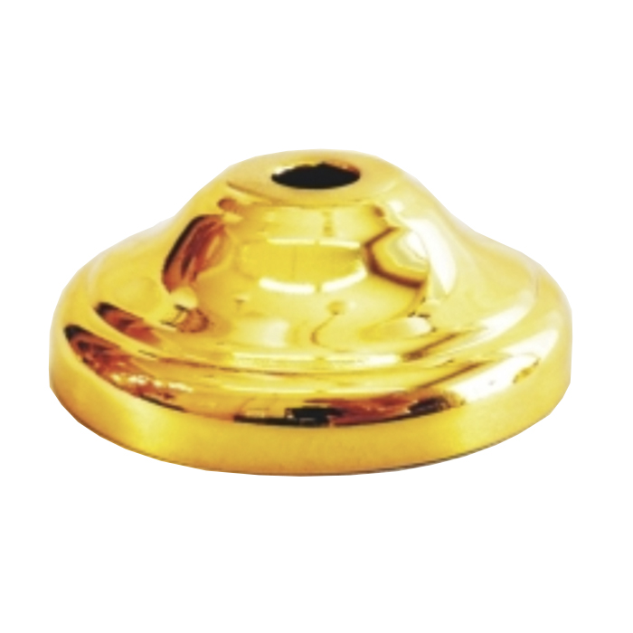 Soporte metal oro brillo 70mm diámetro clásico ref. 283219