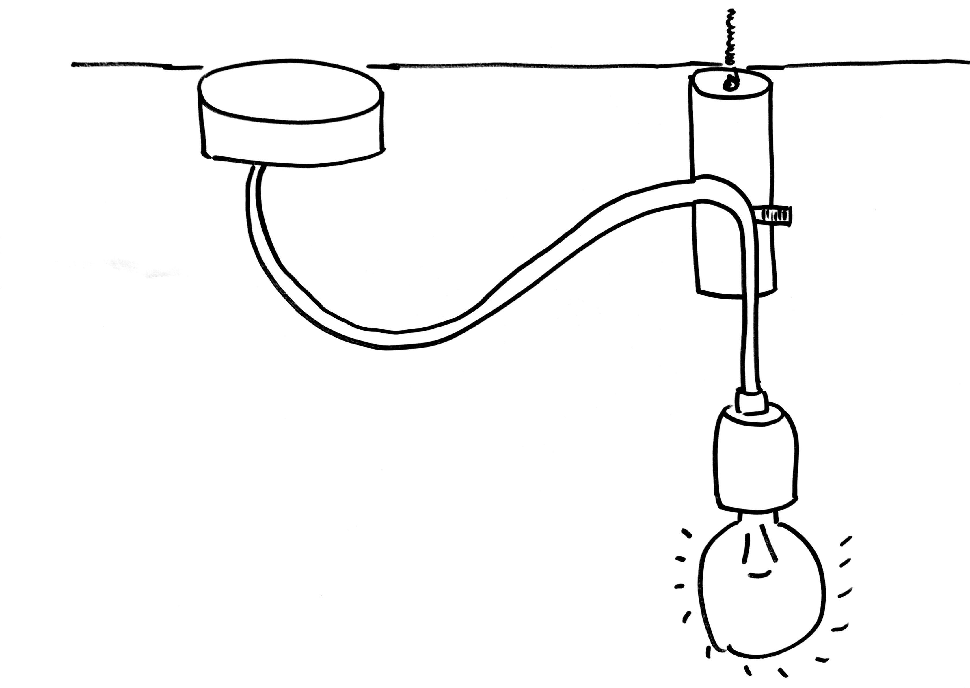 Sujeta cables blanco para techo  Accesorios para colgar y sujetar lámparas