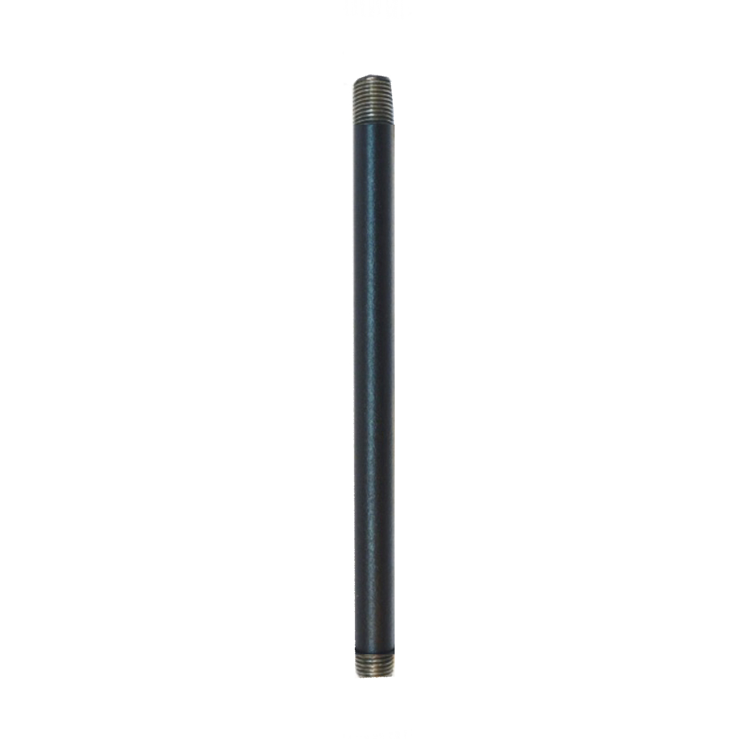 Tija de metal negro extremos roscados 10/100 100mm largo ref. 285038