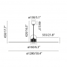 FARO DECO FAN M LED Ventilador cobre/madera DC ref. 33399D-10